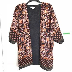 Beautiful patterned plus size Kimono!